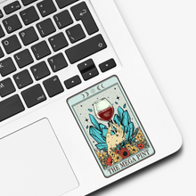 Load image into Gallery viewer, The Mega Pint Wine Tarot Card Sticker
