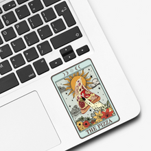 Load image into Gallery viewer, The Pizza Tarot Card Sticker
