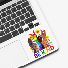 Load image into Gallery viewer, Be Kind ASL Sticker
