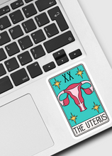 Load image into Gallery viewer, The Uterus Tarot Card Sticker
