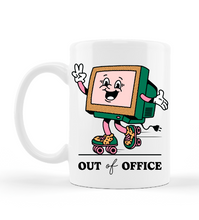 Load image into Gallery viewer, Retro Computer Out of the Office Mug
