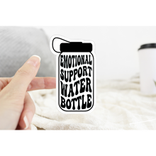 Load image into Gallery viewer, Emotional Support Water Bottle Vinyl Sticker
