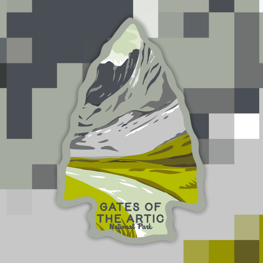 Gates of the Artic National Park Sticker