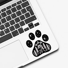 Load image into Gallery viewer, Dog Paw Adventure Girl Vinyl Sticker
