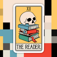 Load image into Gallery viewer, The Reader Tarot Card Sticker
