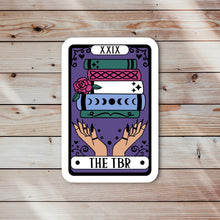 Load image into Gallery viewer, The Reader TBR Tarot Sticker
