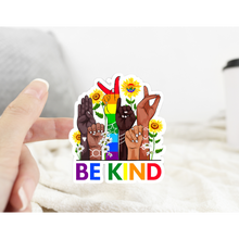 Load image into Gallery viewer, Be Kind ASL Sticker
