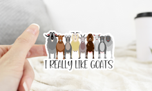 Load image into Gallery viewer, I Really Like Goats Sticker
