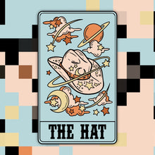 Load image into Gallery viewer, The Cowgirl Hat Tarot Card Sticker
