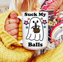 Load image into Gallery viewer, Suck My Balls Boba Funny Mug
