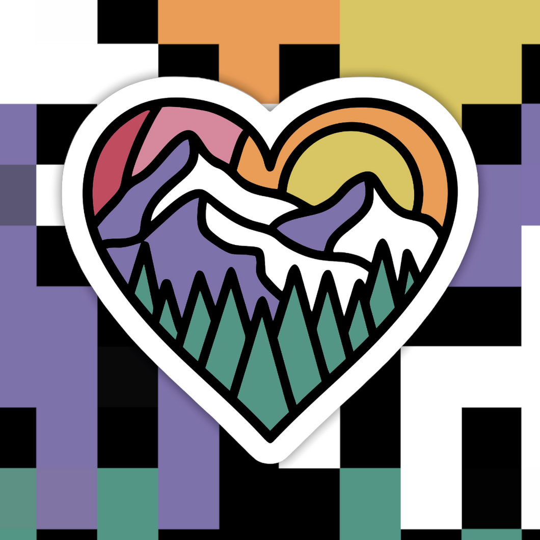 Mountain Nature Sticker