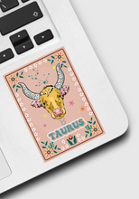 Load image into Gallery viewer, Taurus Zodiac Sticker
