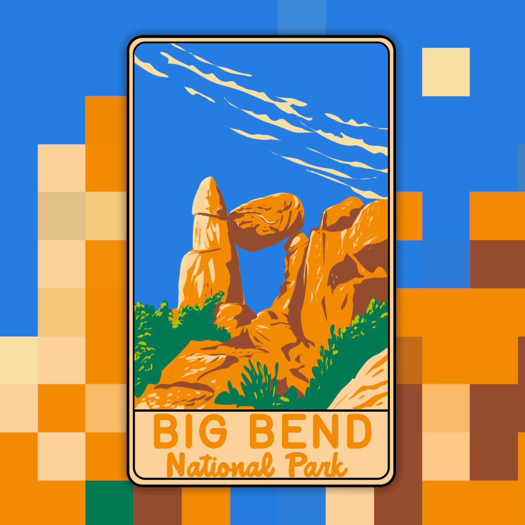 Big Bend National Park Sticker