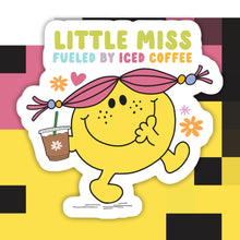 Load image into Gallery viewer, Little Miss Fueled By Iced Coffee Sticker
