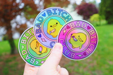 Load image into Gallery viewer, Holographic Bad B*tch Club Sticker
