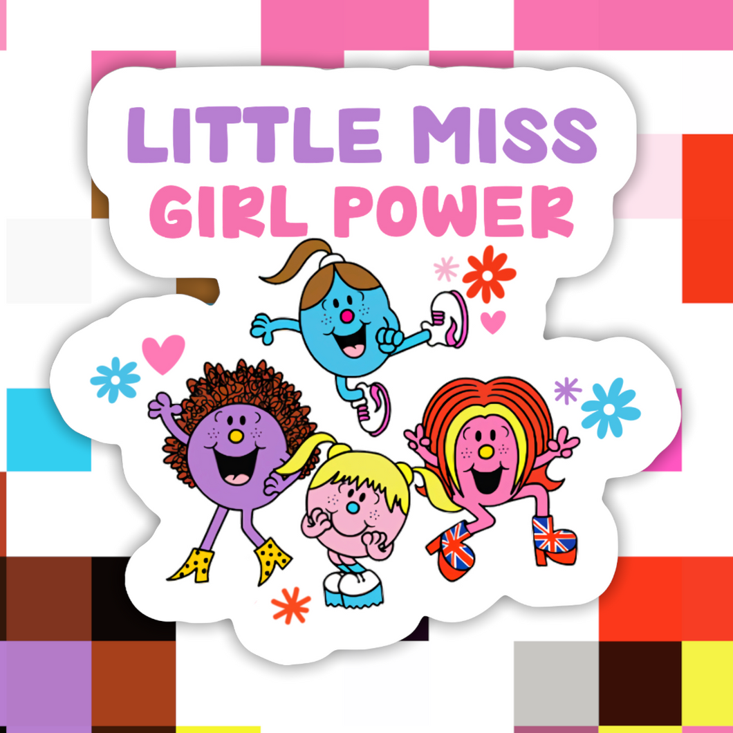 Little Miss Girl Power Sticker