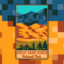 Load image into Gallery viewer, Great Sand Dunes National Park Sticker
