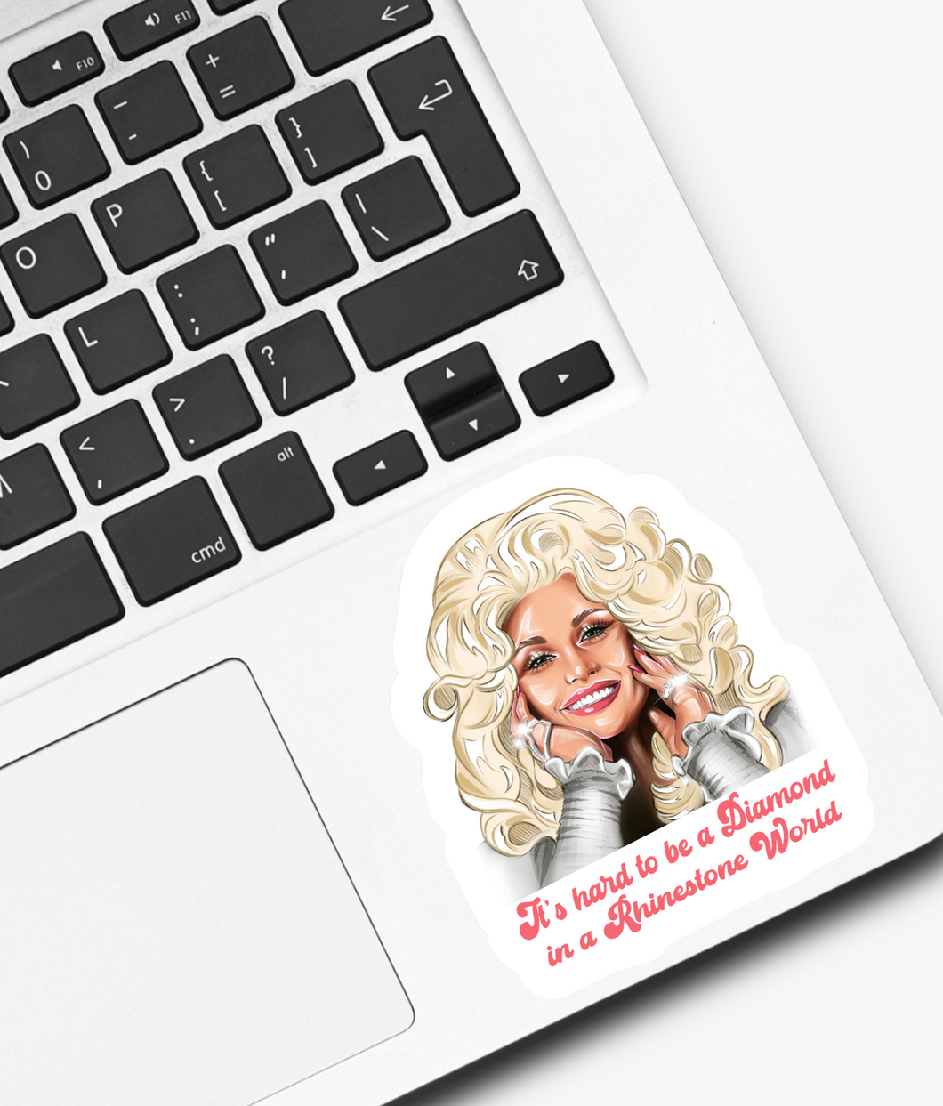 Dolly Parton Diamond in Rhinestone World Sticker