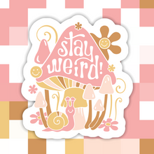 Load image into Gallery viewer, Stay Weird Snail Sticker
