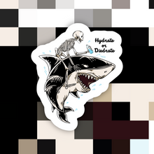 Load image into Gallery viewer, Hydrate or Diedrate Shark Sticker
