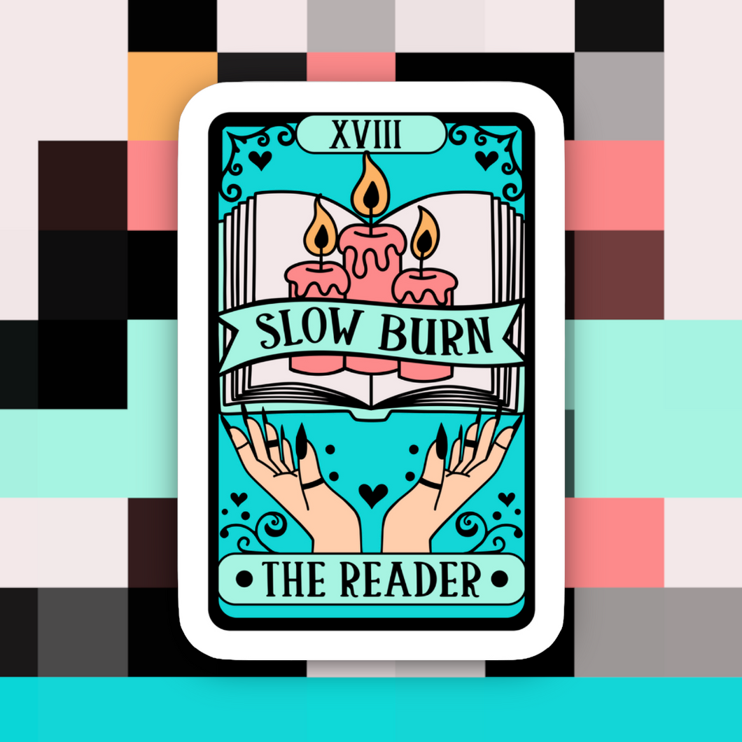 Reader Slow Burn Tarot Sticker