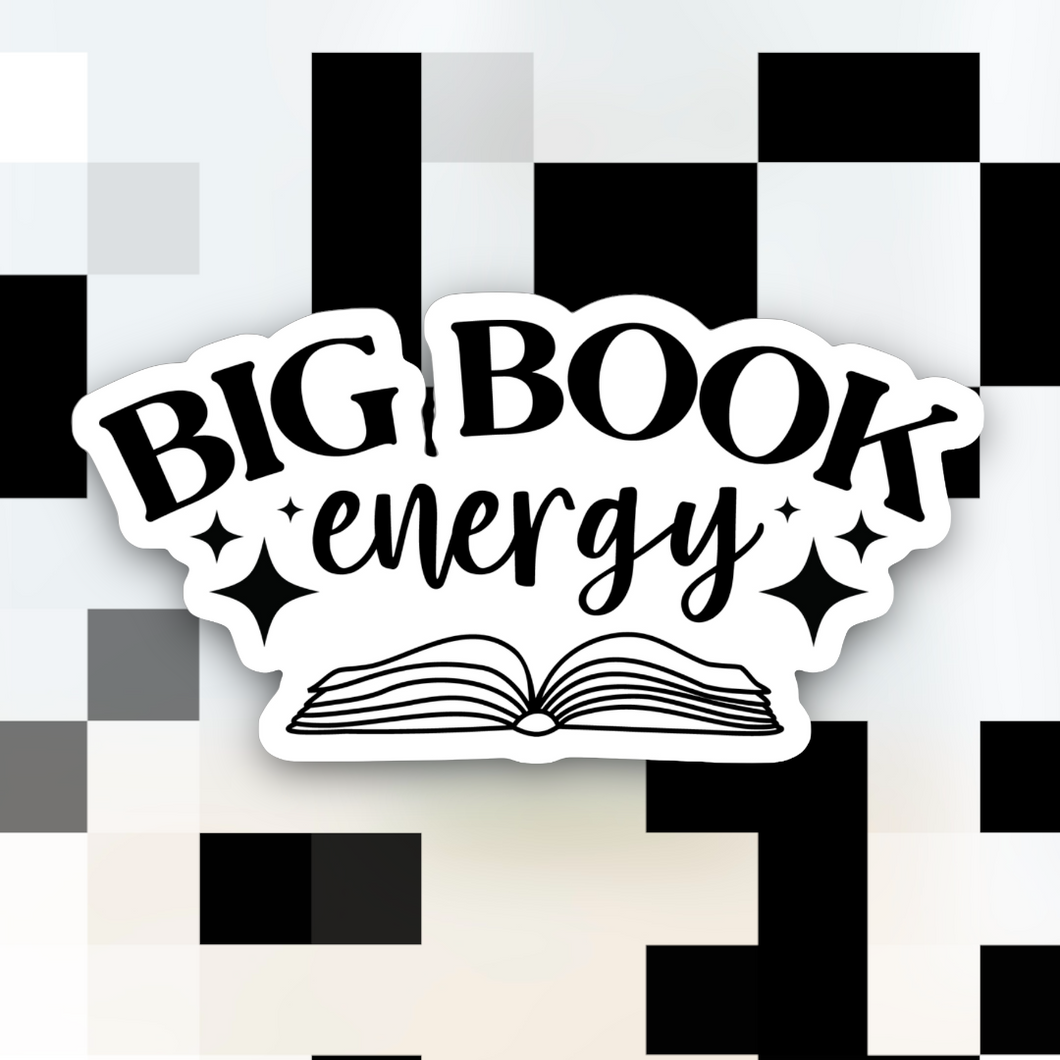 Big Book Energy Sticker