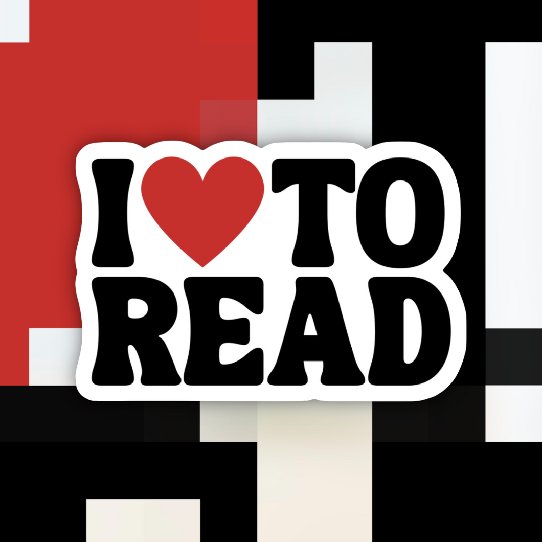 I Love to Read Sticker