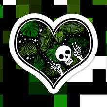 Load image into Gallery viewer, Plant Love Skeleton Sticker
