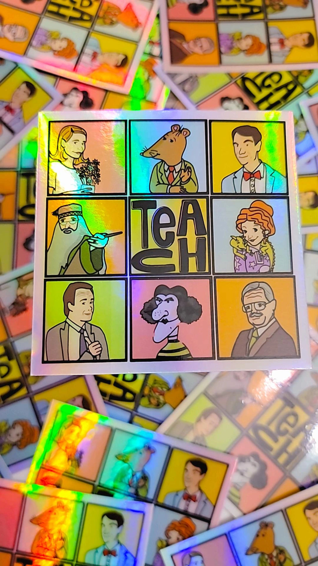 Teach Squad Holographic Sticker