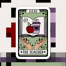 Load image into Gallery viewer, The Teacher Tarot Reader Sticker
