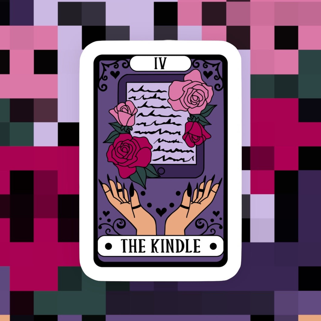 The Kindle Tarot Reader Sticker