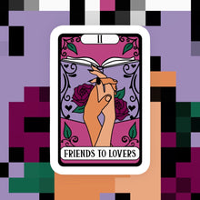 Load image into Gallery viewer, Friends to Lovers Tarot Reader Sticker
