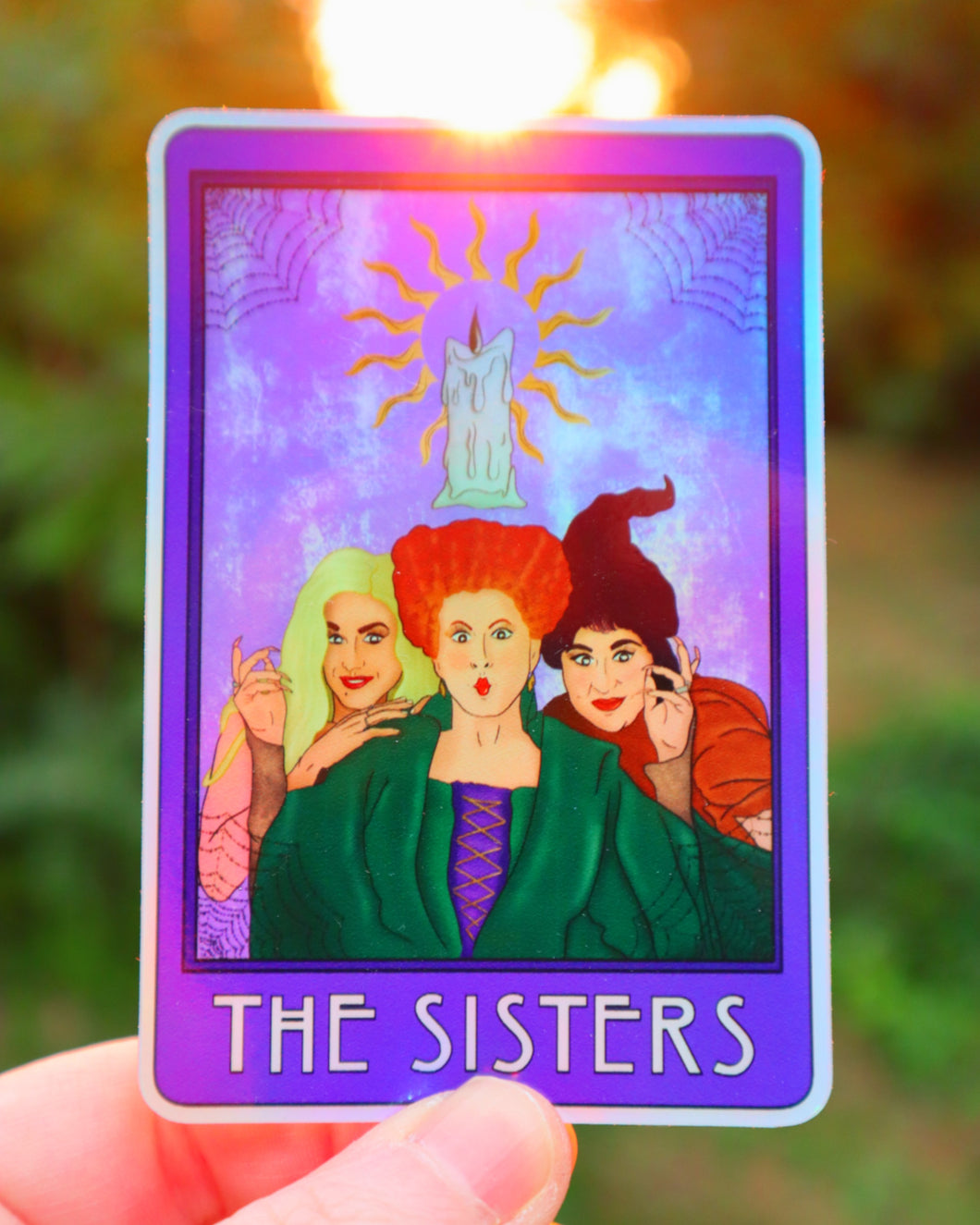 The Sanderson Sisters Tarot Holographic 4