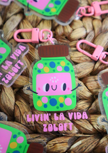 Load image into Gallery viewer, Livin La Vida Zoloft 3&quot; Double Sided Keychain
