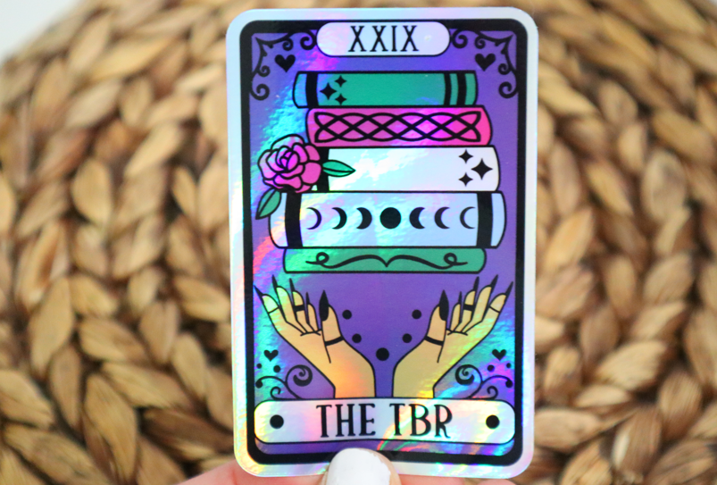 The Reader TBR Holographic Sticker