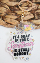 Load image into Gallery viewer, Store Bought Serotonin 3&quot; Double Sided Keychain
