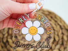 Load image into Gallery viewer, Overly Anxious Drivers Club 3&quot; Double Sided Keychain
