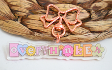 Load image into Gallery viewer, Overthinker 3.5&quot; Double Sided Keychain
