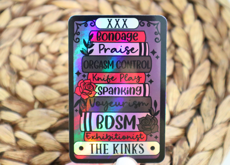 The Kinks Reader Tarot Holographic Sticker